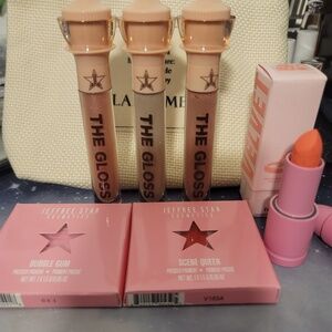 Jefree Star coquette makeup bundle with makeup bag